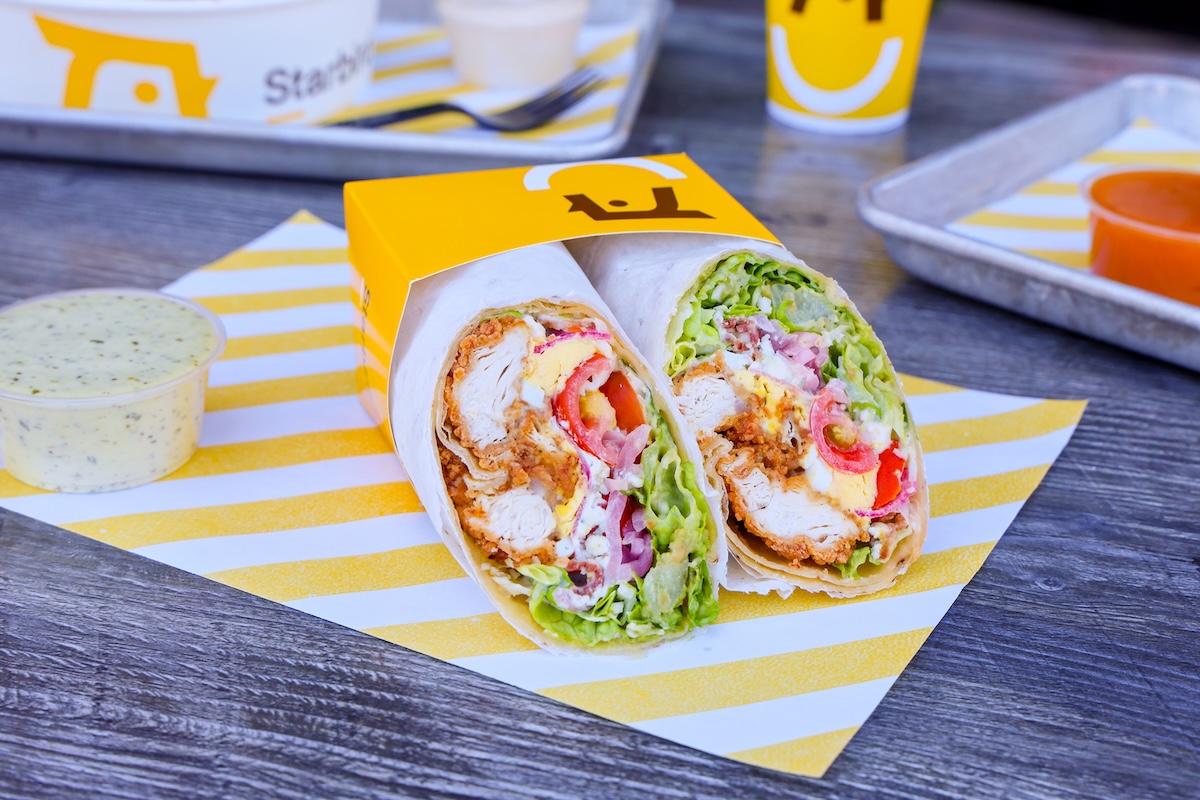 The new Green Goddess Cobb Wrap. | Photo courtesy of Starbird Chicken
