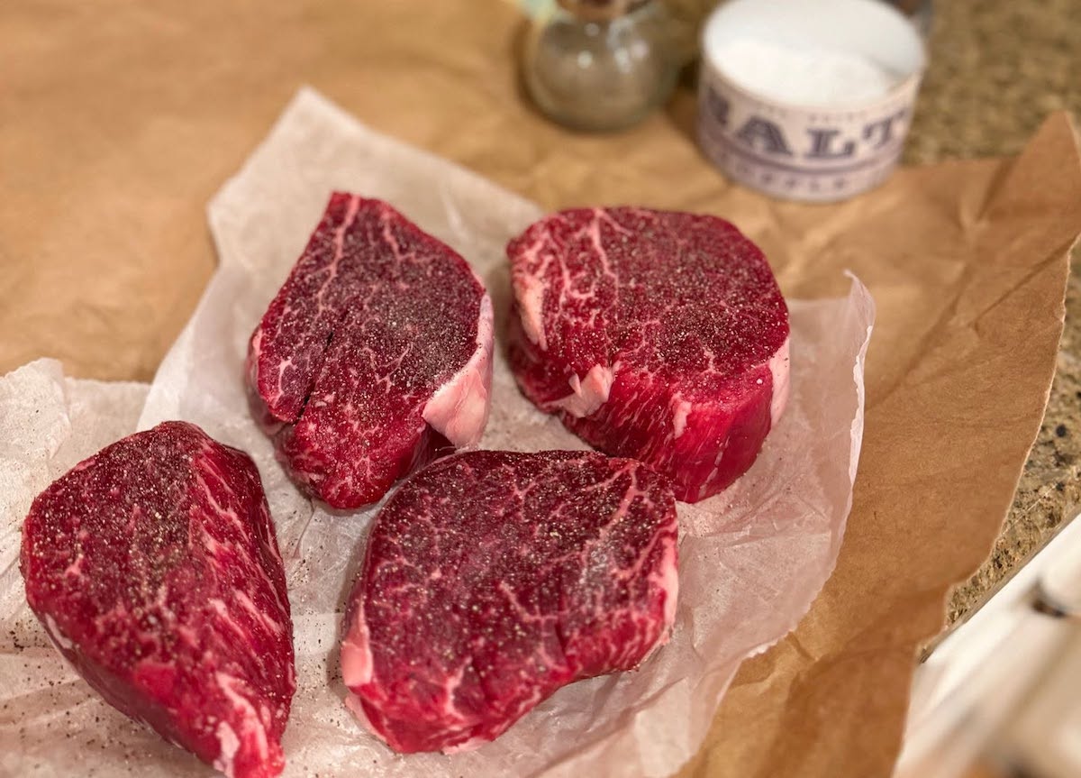 Stripling's - DiningOut Simple seasoning lets high-quality steaks shine before they hit the grill—a favorite approach recommended by Atlanta's local butchers. | Photo by Stripling's