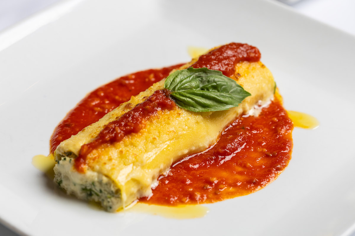 Tony's classic Veal Cannelloni returns as part of the restaurant's nostalgic Off-Menu Icons dining experience. | Photo by Andrew Hemingway