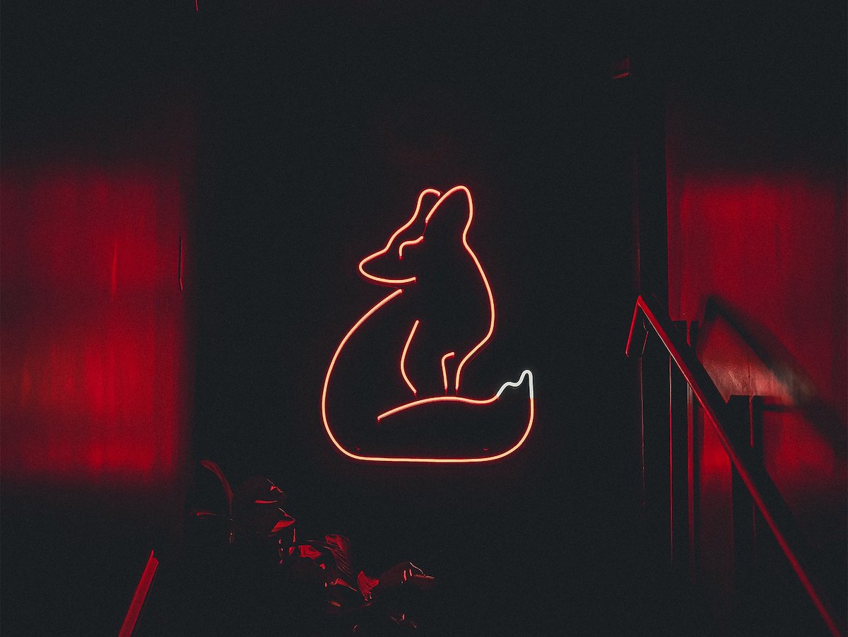 A glowing red fox is the only clue that you've arrived at Untitled., Savannah's intimate Japanese-inspired cocktail bar and omakase destination. | Photo by Untitled.