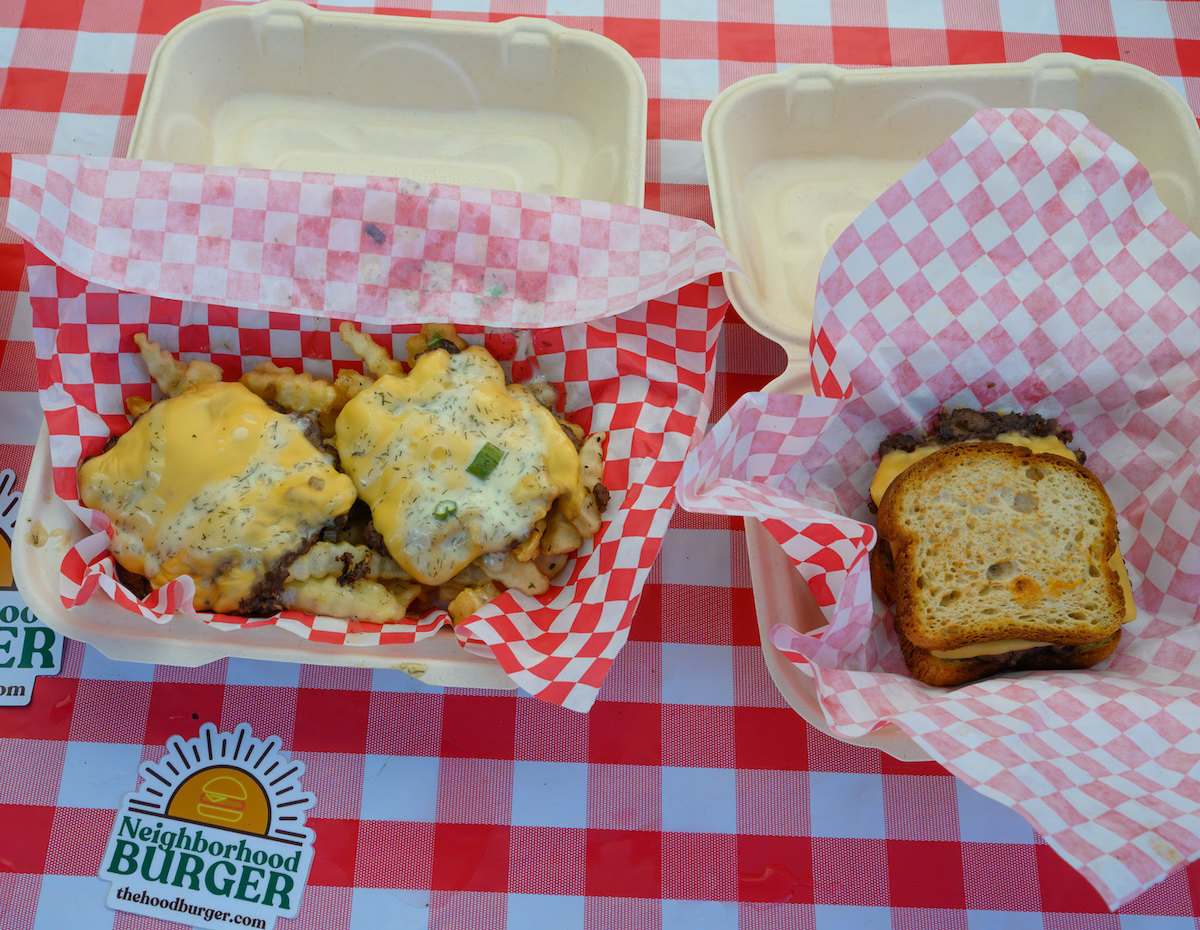 Gluten Freedom Festival ATL - DiningOut Neighborhood Burger served up gluten-free comfort food at last year’s Gluten Freedom Festival ATL. | Photo by Monday Night Brewing