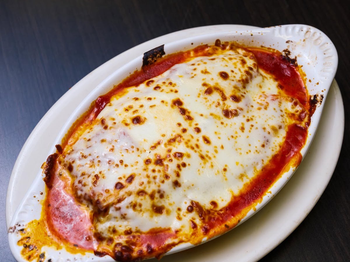 Housemade beef lasagna at Adriatic Cafe. | Photo by Adriatic Cafe