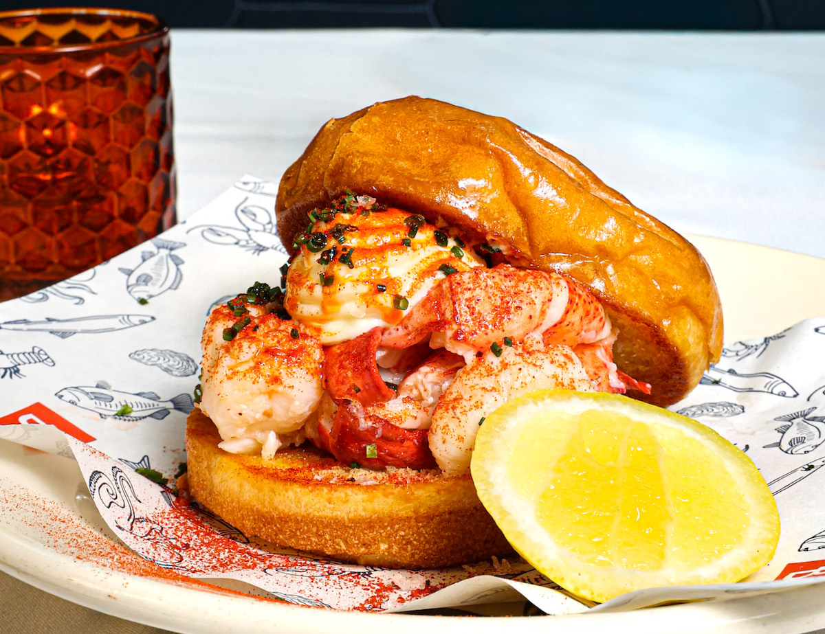 Beetlecat Lobster Roll credit_ Beetlecat - DiningOut BeetleCat's Maine-style lobster roll is finished with brown butter, adding a rich, nutty flavor to the classic combination of chilled lobster and mayo. | Photo by Beetlecat