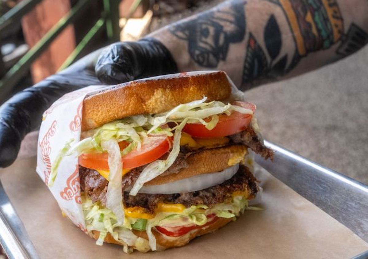 Burger Schmurger DAL - DiningOut Burger Schmurger’s Big Schmac riffs on a fast-food classic for DFW Burger Week, when participating restaurants serve specialty burgers August 17–23. | Photo by Burger Schmurger