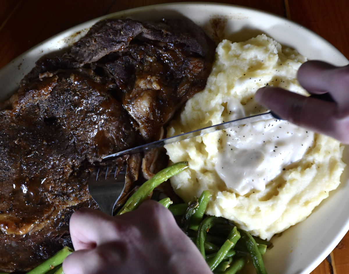Christian’s Tailgate serves a 12-ounce ribeye with a choice of two sides for  every Monday starting at 5 p.m. | Photo by Christian's Tailgate
