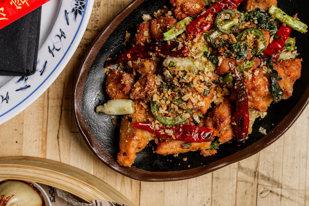 Chef Kevin Chu's Salt and Pepper Chicken. | Photo courtesy of Ace Eat Serve