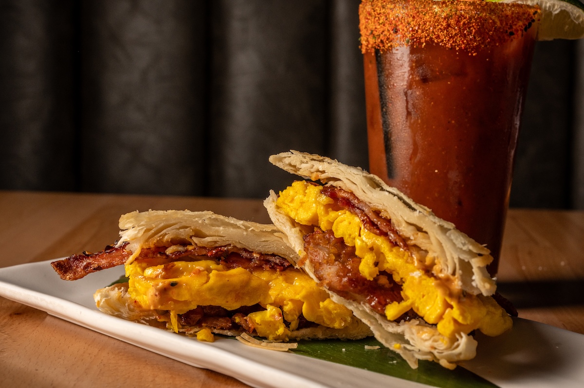 The new Breakfast Roujiamo. | Photo courtesy of Bao Tennyson