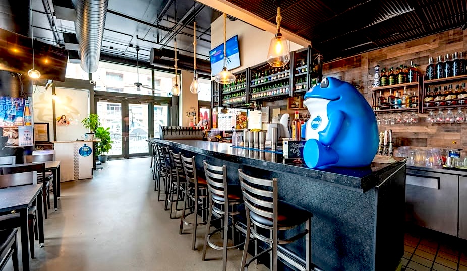 This cute Korean restaurant has a friendly frog to greet you. | Photo courtesy of Kkoki Korean BBQ