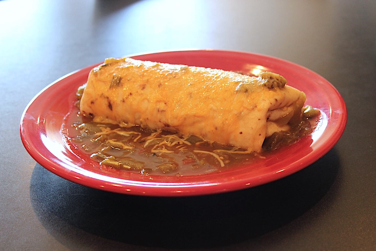 You need a knife and fork to eat this breakfast burrito. | Photo courtesy of Little Anita's New Mexican