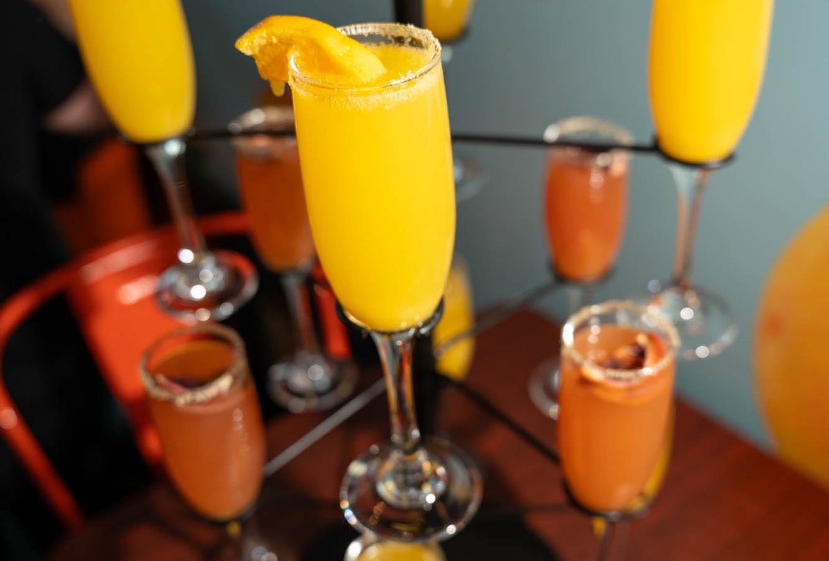 Yes, you can get a flight of Mimosas here. | Photo courtesy of Mimosas Denver