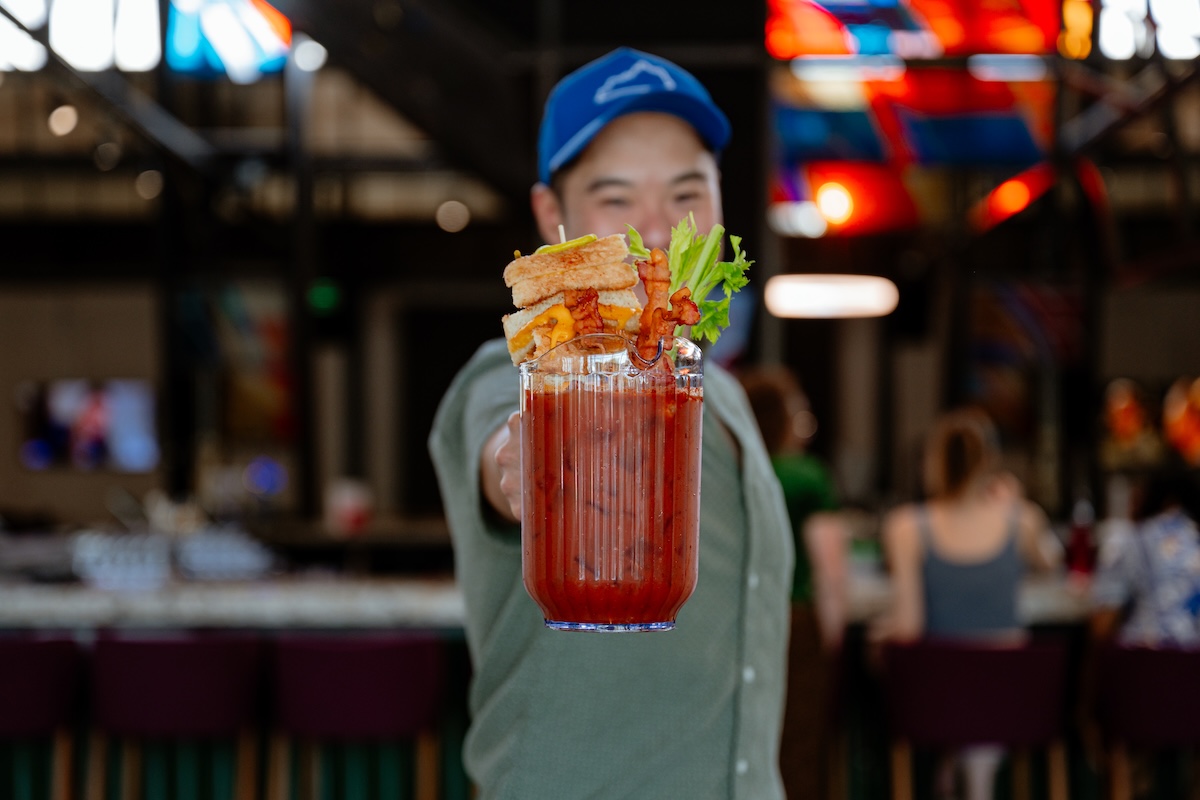 The ultimate Bloody Mary awaits at Mood Swing. | Photo by Lucy Beaugard