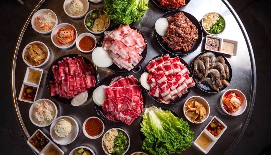 Head to Aurora for a great Korean BBQ spread. | Photo courtesy of Mr. Kim's