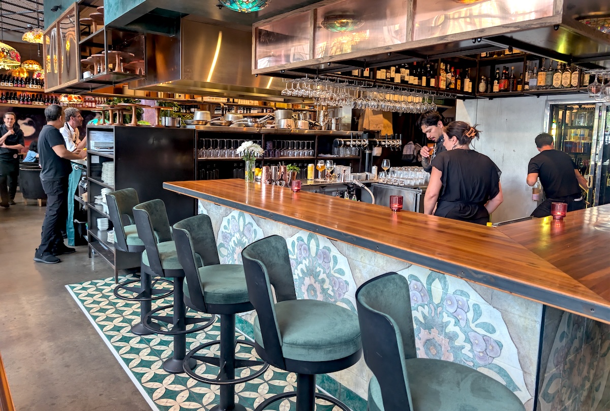 Soda Club has a large bar separate from the main dining room. | Photo by Linnea Covington
