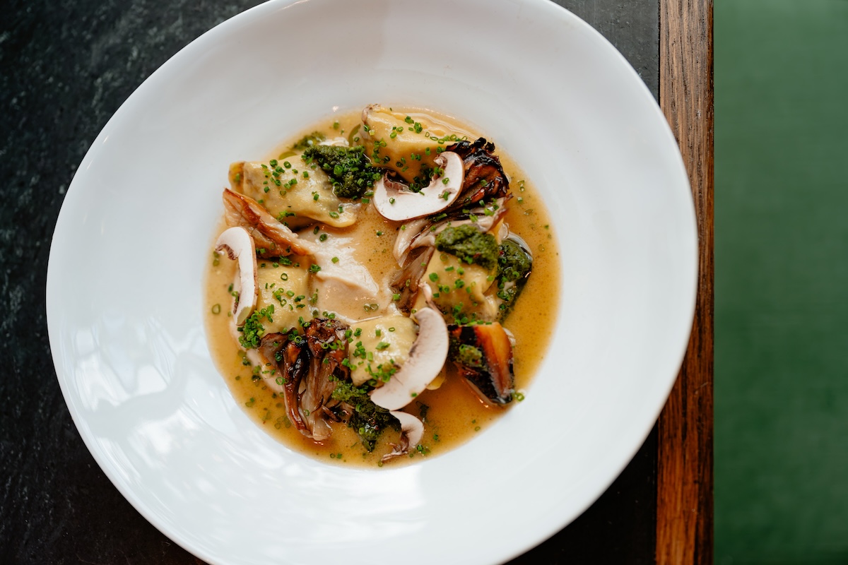 The Caramelle pasta at Soda Club. | Photo by Lucy Beaugard