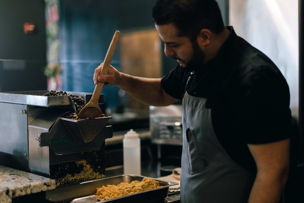 DEN_Xiquita_Erasmo_Casiano_by_Lauren_DeFilippo_of_Cognoscenti_Creative - DiningOut Chef Erasmo Casiano working with masa. | Photo by Lauren De Filippo of Cognoscenti Creative