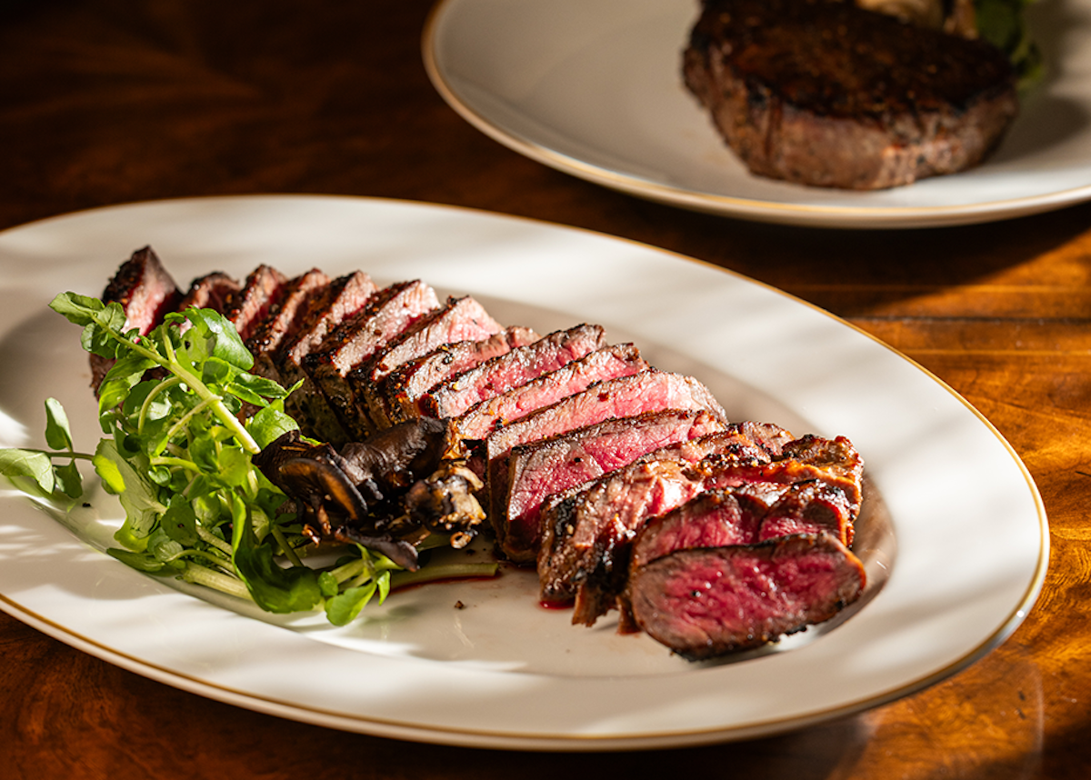 Delilah’s 12-ounce New York strip is among the selections featured in its DFW Restaurant Week Signature Supper Club Experience. | Photo by Robert Tsai