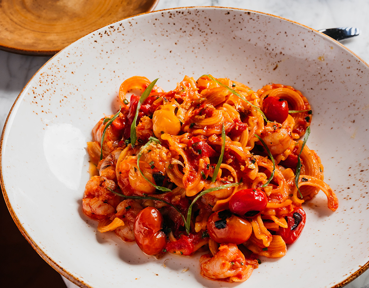House-made creste di gallo is among the pasta offerings at Emilia’s during DFW Restaurant Week. | Photo by Emilia’s