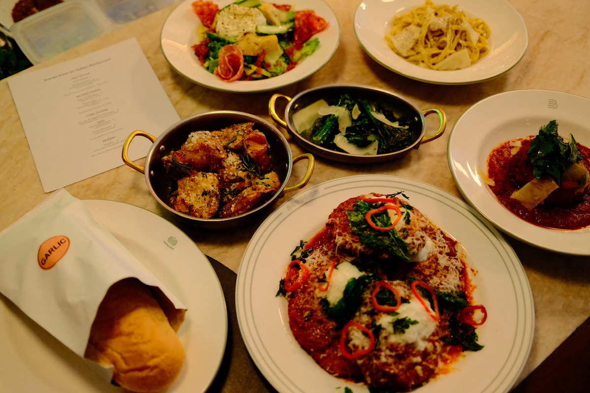 Italian comfort-food favorites take center stage at Bar Bludorn’s Scenes from an Italian Restaurant. | Photo by Bar Bludorn