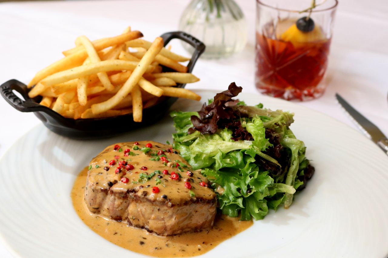 Steak au Poivre at Etoile. | Photo by Paula Murphy