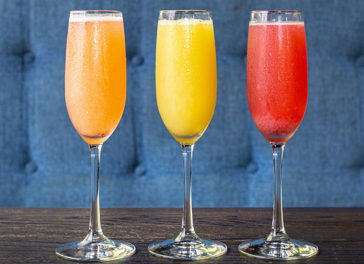 Mimosas in various flavors at Local Table. | Photo by Local Table