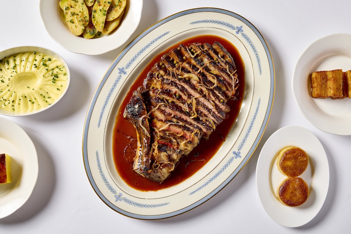 The steak and potatoes at Elder in NYC. | Photo by Neil John Burger