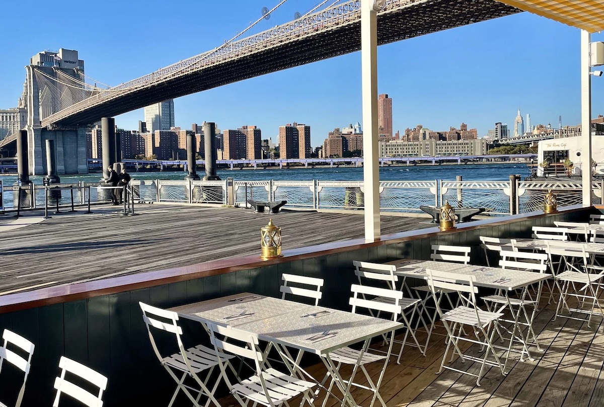 Enjoy a bite or drink with a view. | Photo courtesy of High Tide