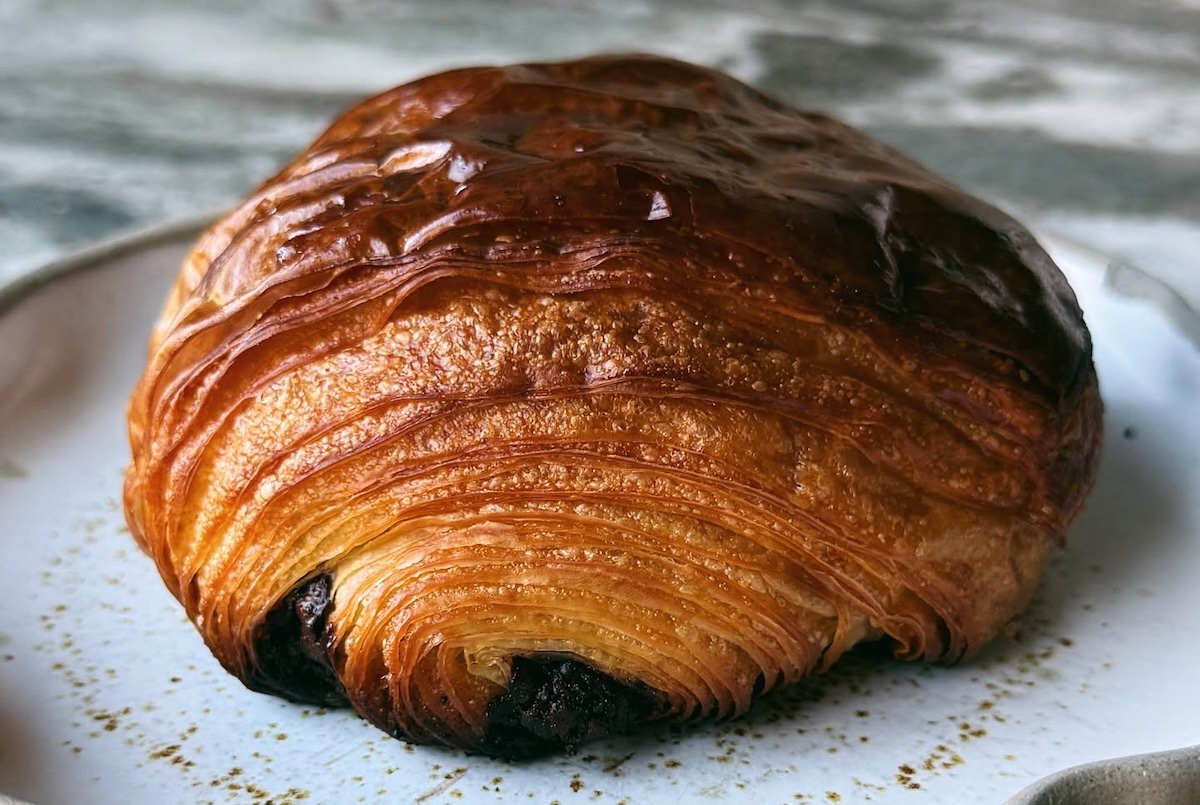 A glorious chocolate croissant in NYC. | Photo courtesy of Librae