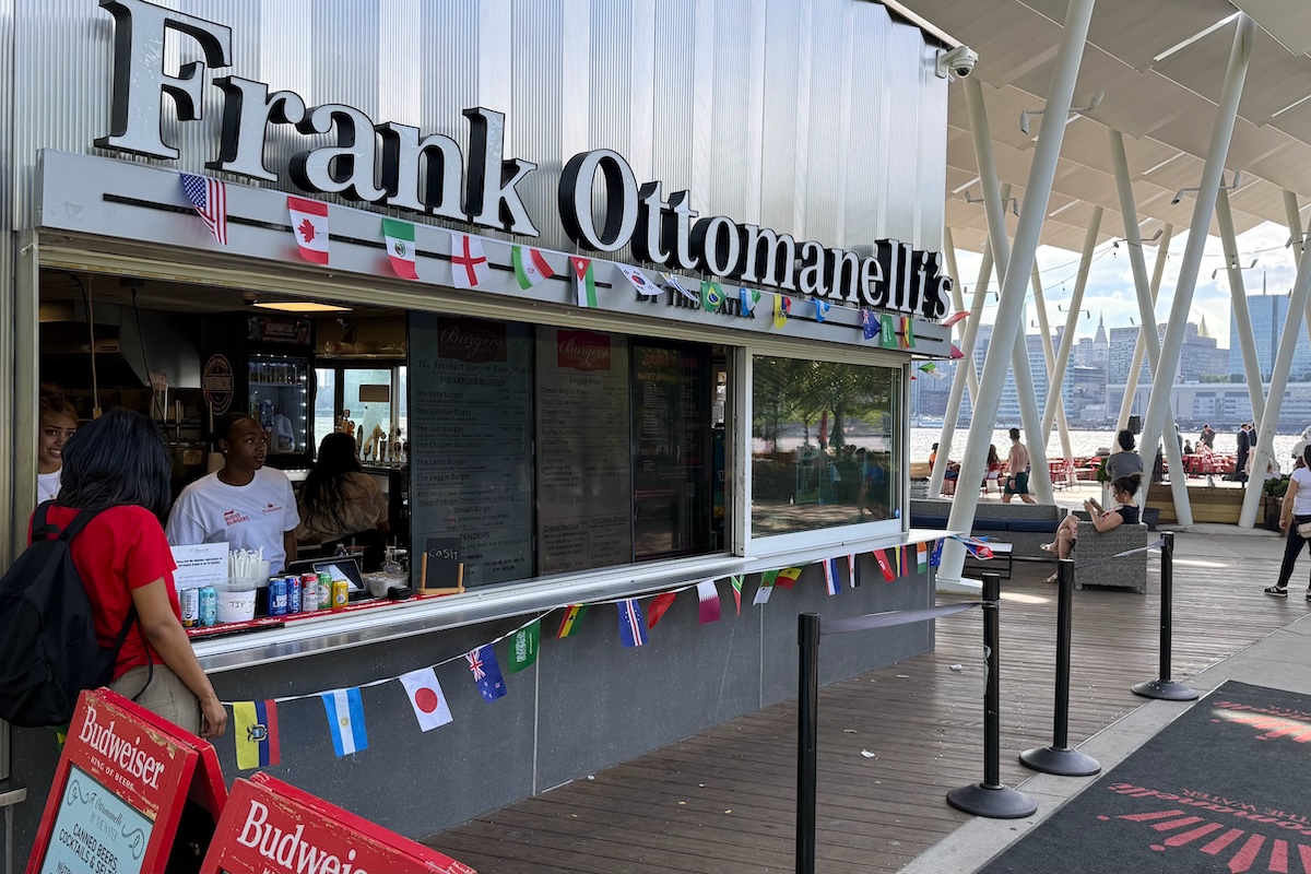 The no-frills counter of F. Ottomanelli By The Water. | Photo by Josh Dinar