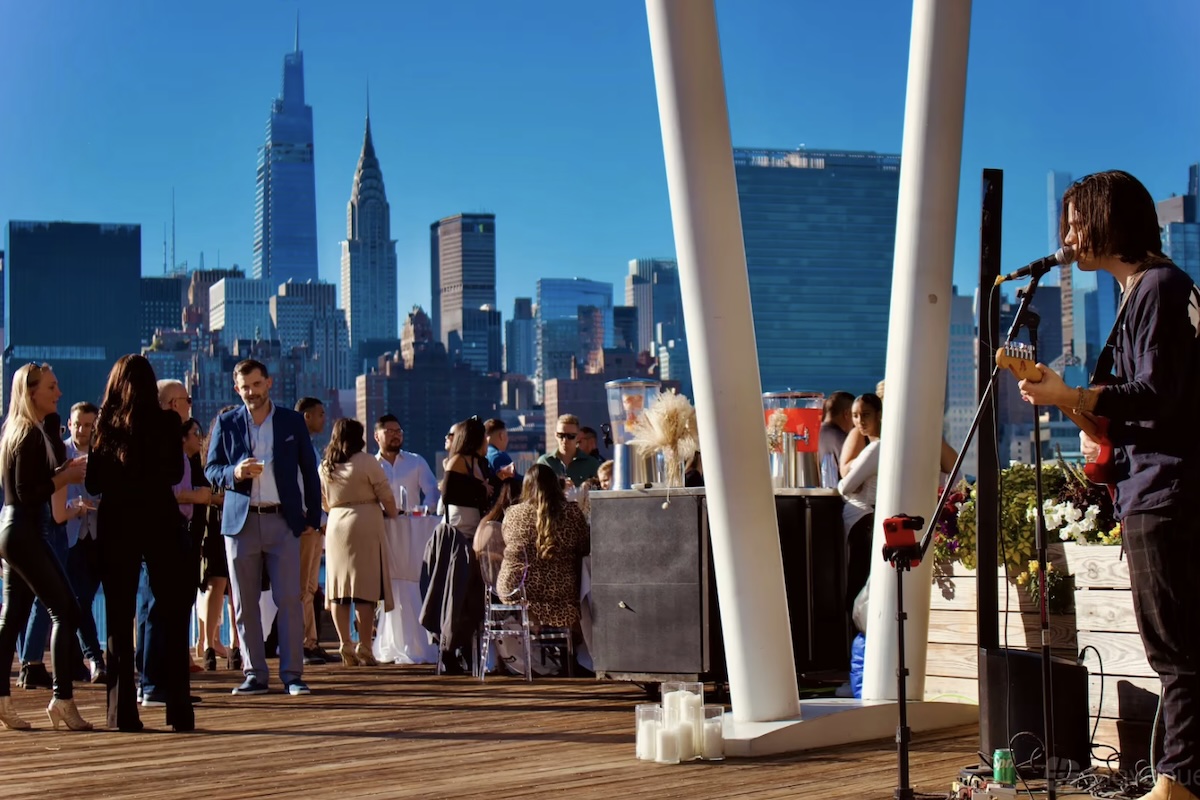 F. Ottomanelli By The Water includes the restaurant and a great outdoor event area right across from Manhattan. | Photo by Josh Dinar