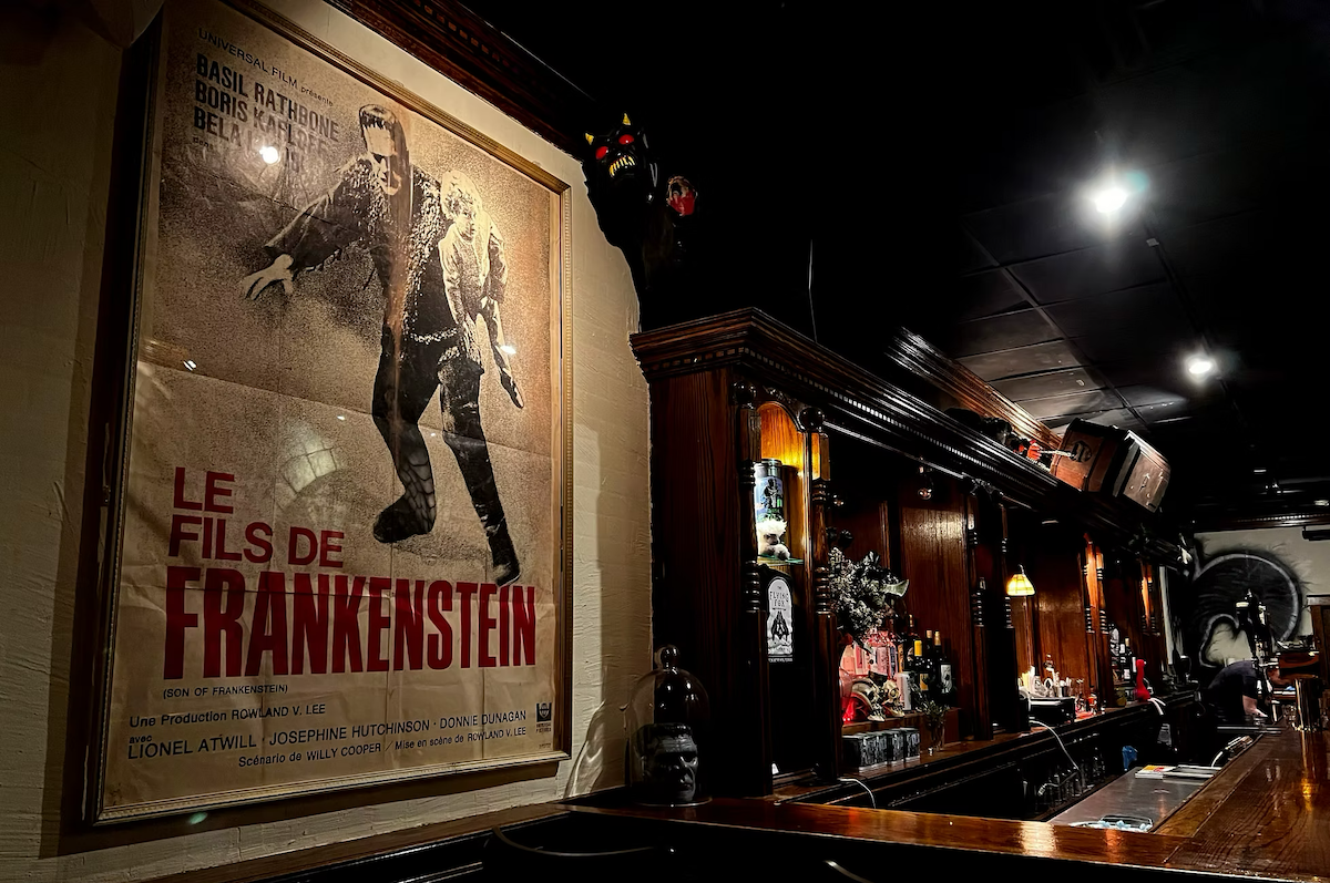 Horror movie fans will love this themed New York hot spot. | Photo courtesy of Flying Fox Tavern