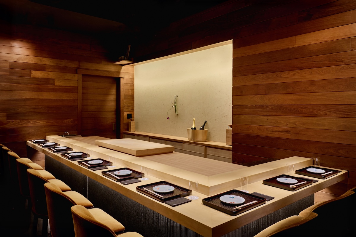The diminutive dining room at Muku. | Photo by Nobuyuki Narita