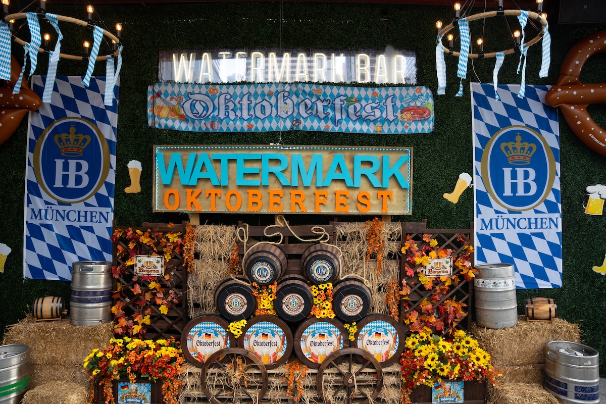 Say"Prost" at Pier 15 to celebrate Oktoberfest. | Photo courtesy of Watermark