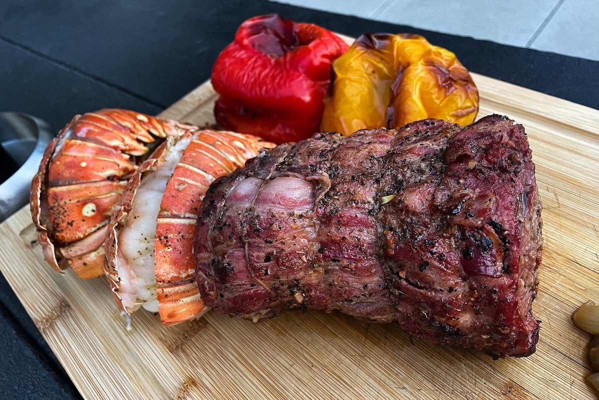 Ottomanelli’s Prime Filet Mignon Paired With A Lobster Tail. | Photo courtesy of F. Ottomanelli By The Water