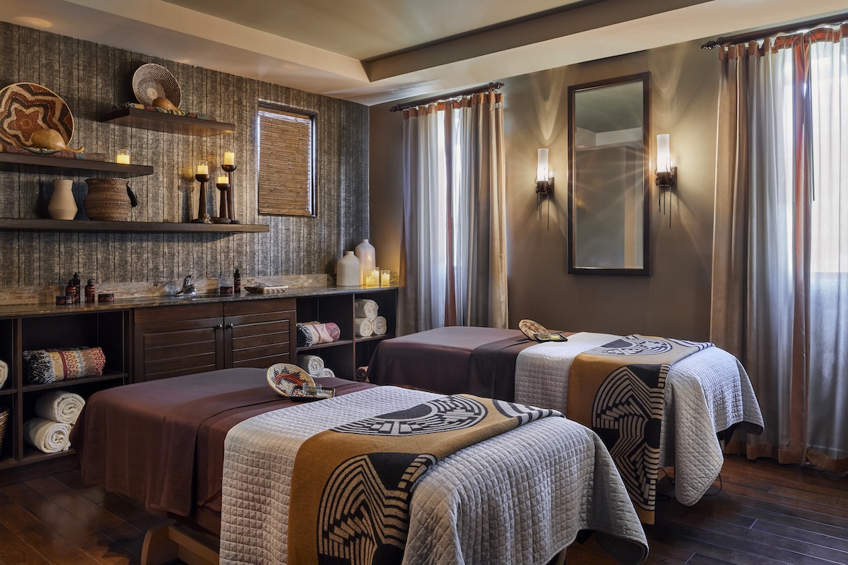One of the treatment rooms at Sheraton Grand at Wild Horse Pass