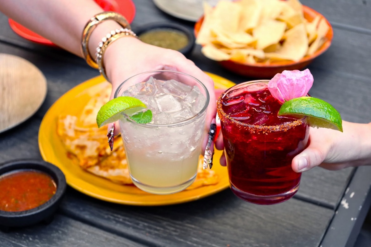 Cheers to tons of tequila and Margaritas! | Photo courtesy of Cien Agaves Tacos & Tequila