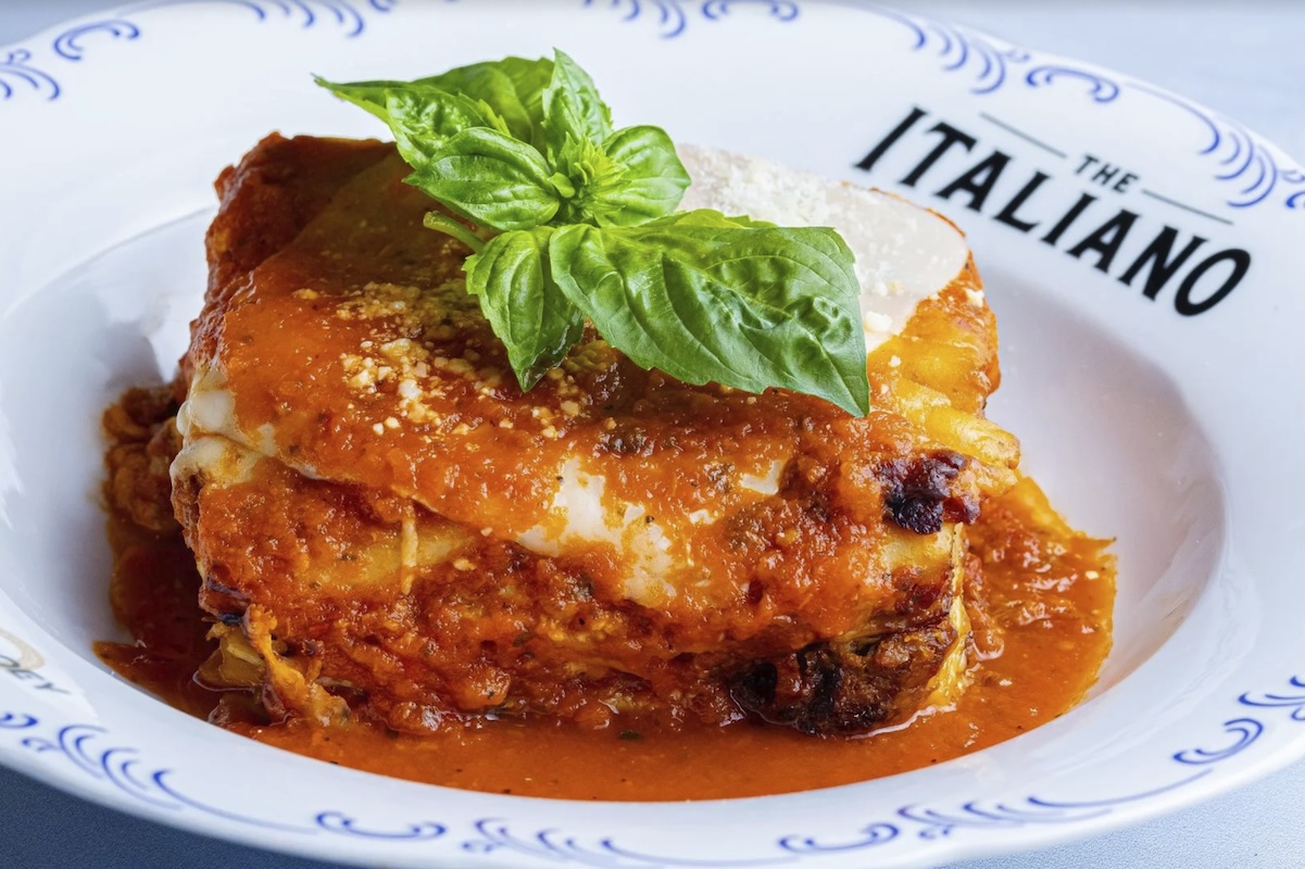Classic lasagna at The Italiano. | Photo courtesy of The Maggiore Group