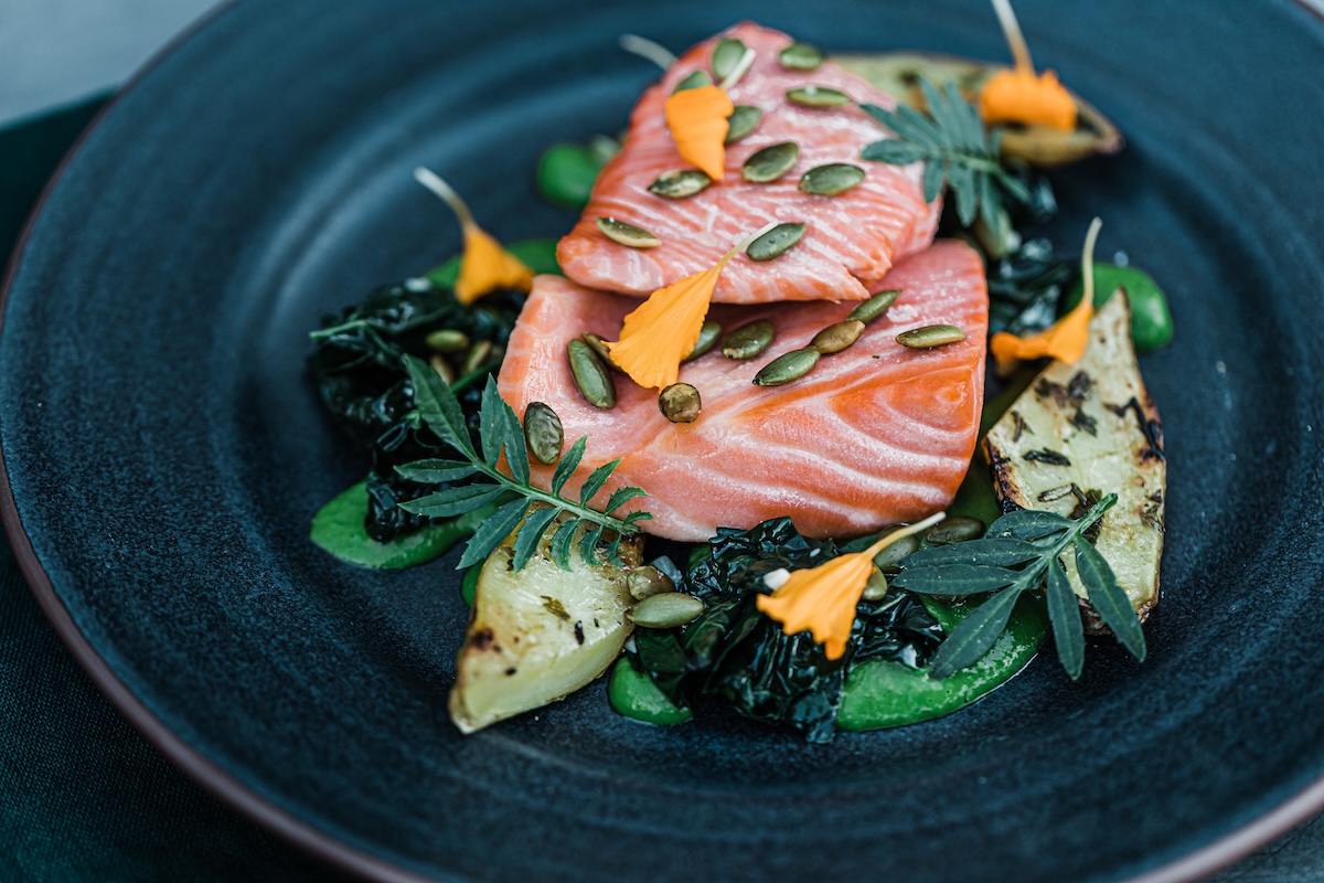 The Miso Glazed Salmon. | Photo Courtesy of Terras at CIVANA