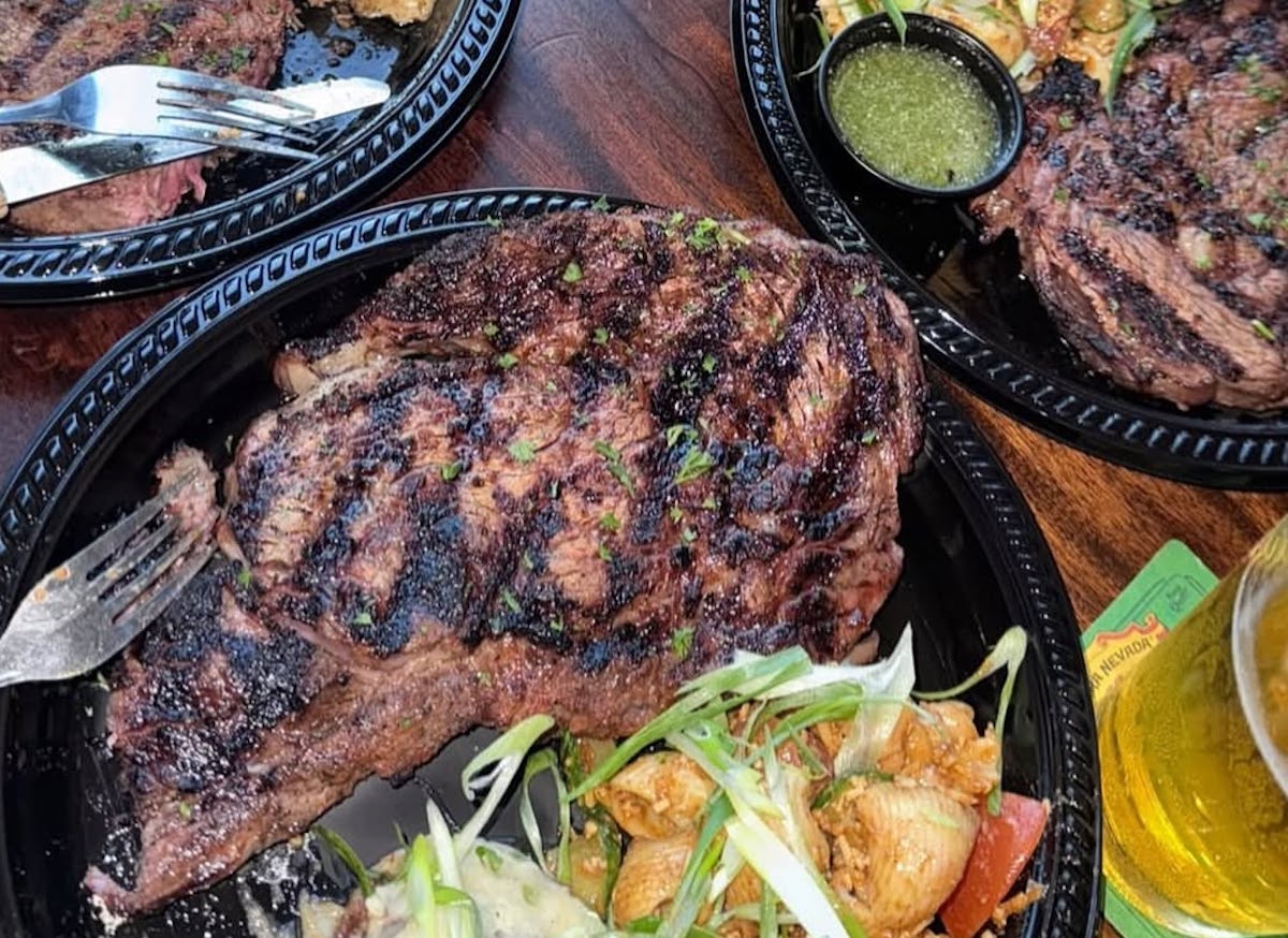 Pimlico’s steak nights draw a crowd on Tuesdays, with USDA prime cuts grilled to order and served alongside rotating sides and sauces. | Photo by Pimlico