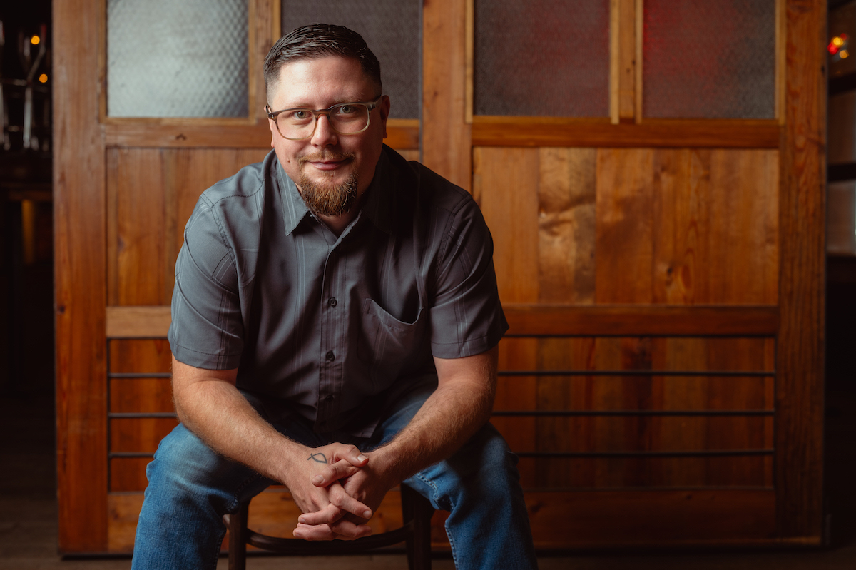 New pitmaster Drew Lindsey brings experience from Terry Black’s BBQ, Hurtado Barbecue, Dayne’s Craft BBQ, and Loro Asian Smokehouse to his new role overseeing pit operations at Goode Co. Barbeque. | Photo by Brian Kennedy