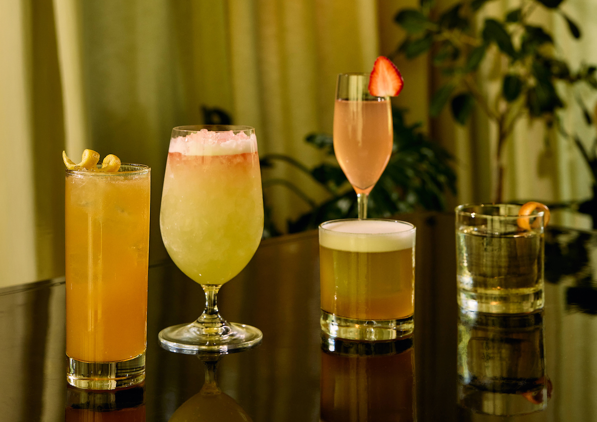 The new fall cocktail lineup at Augustine Lounge includes the Dominique, East of the Pecos, Skylight, Underbrush, and Good Shepherd. | Photo by Bunkhouse Hotels