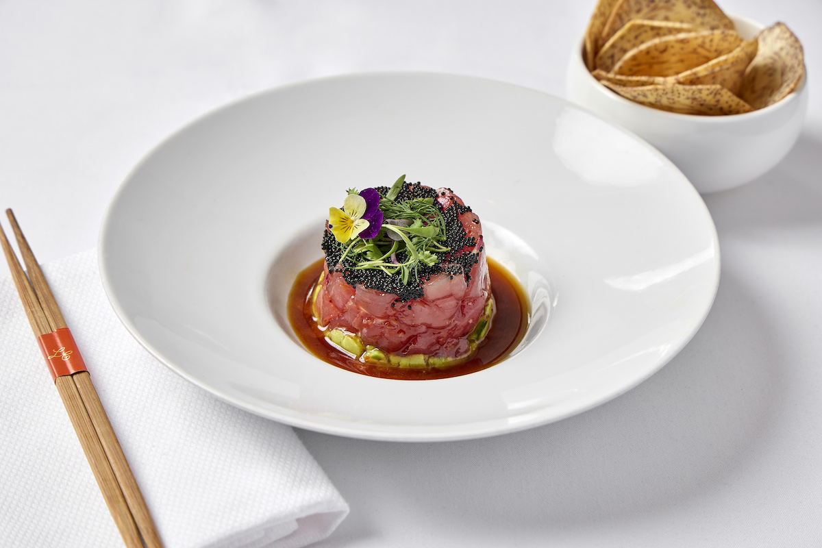 Tuna tartare with taro chips at Le Colonial. | Photo by Neil Burger