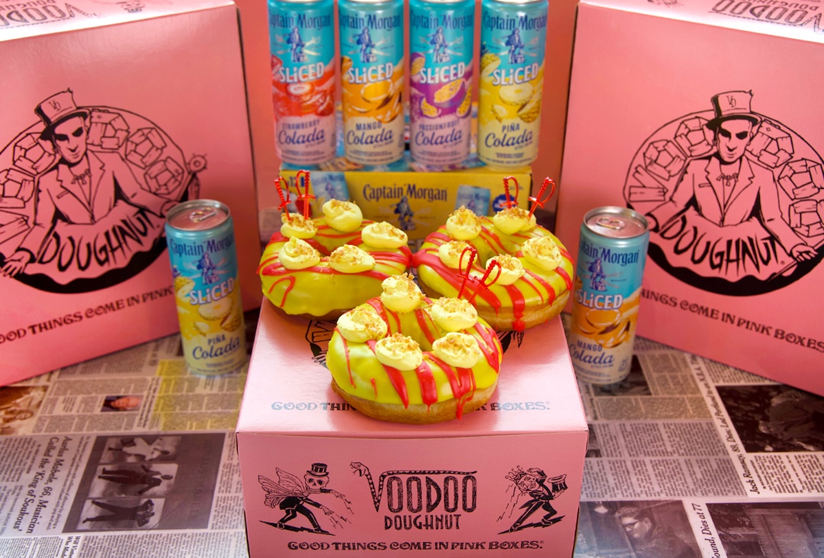 The Piña Colada Paradise doughnut is here. | Photo courtesy of VooDoo Doughnut