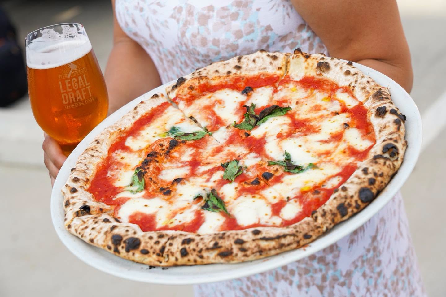 Cane Rosso’s blistered Neapolitan-style pies helped earn the local pizzeria the No. 2 spot among DiningOut Dallas readers’ favorite pizza places. | Photo by Cane Rosso