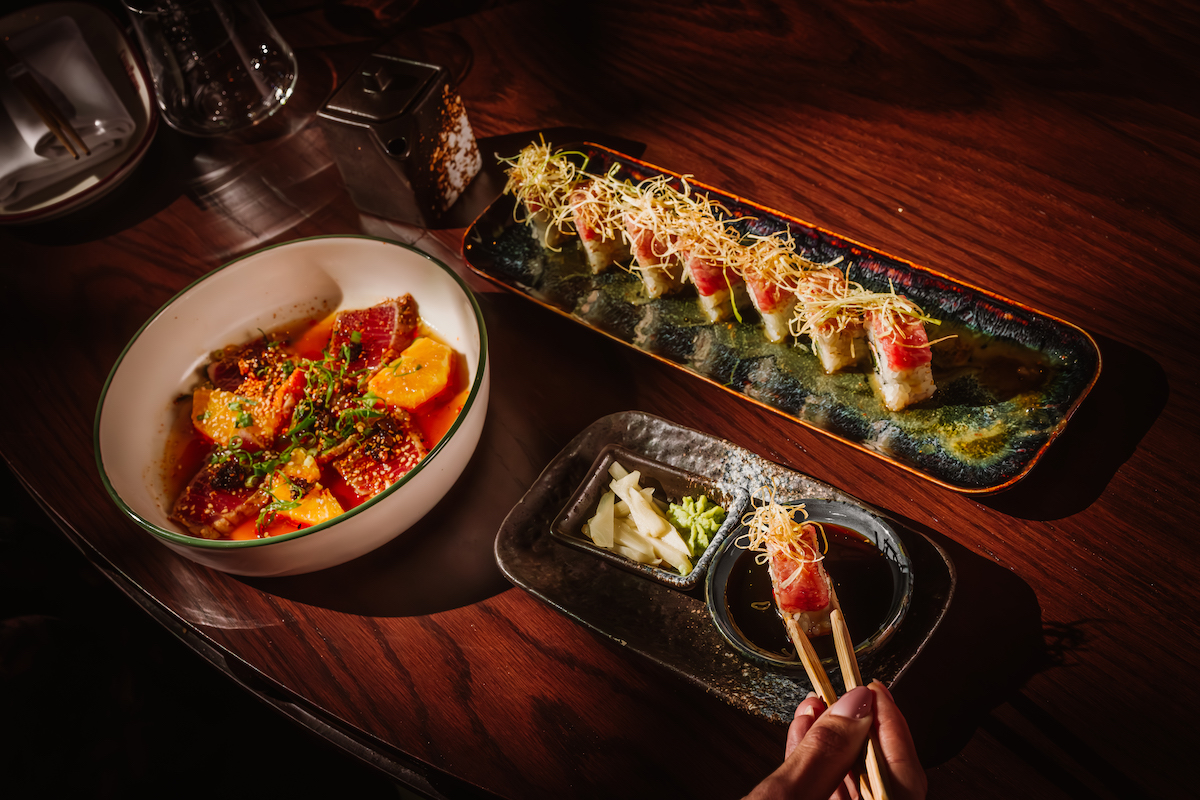 Casa Brasa in the Park Cities has launched a daily happy hour with discounted cocktails, wine, beer, oysters, and dishes including sushi and hand rolls. | Photo by Chase Hall