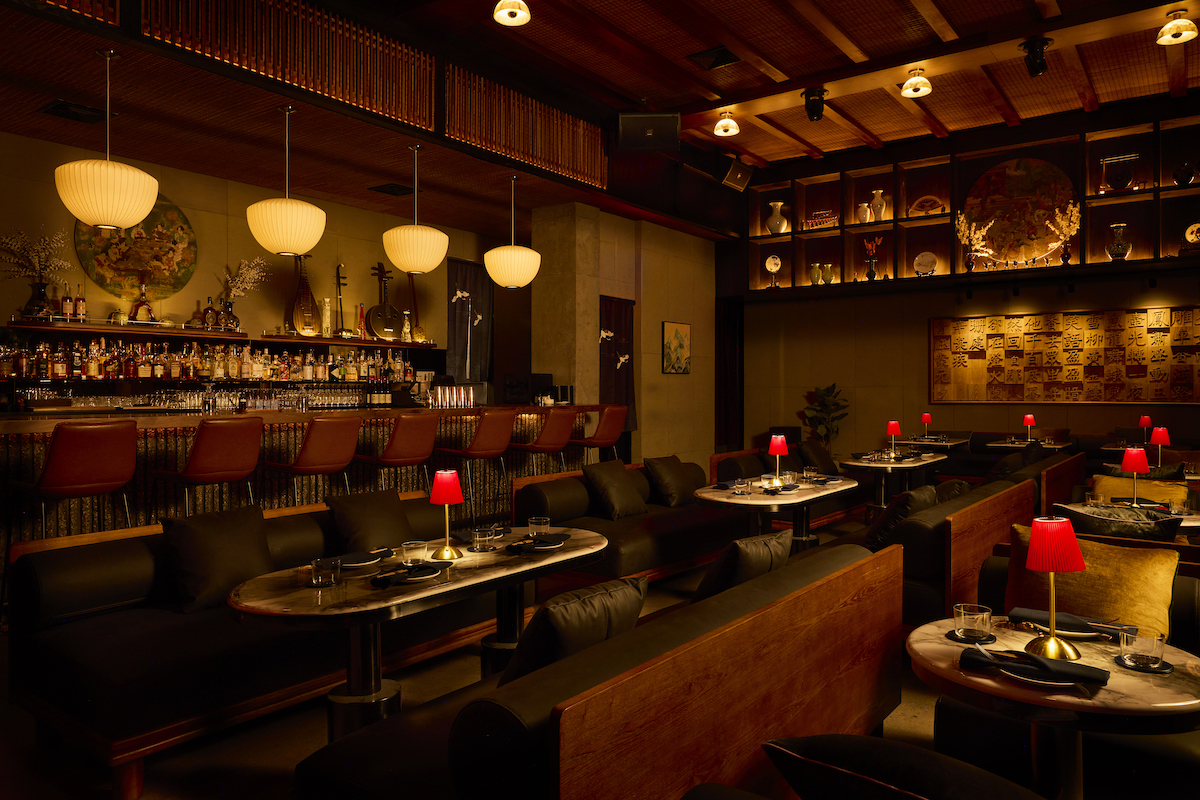 Rewind brings a moody cocktail lounge, Pan-Asian dining, and private karaoke rooms together under one roof in Long Island City. | Photo by Rewind