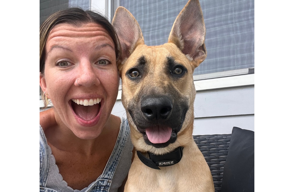 Dani Champagne and Taco. | Photo courtesy of Dani Champagne