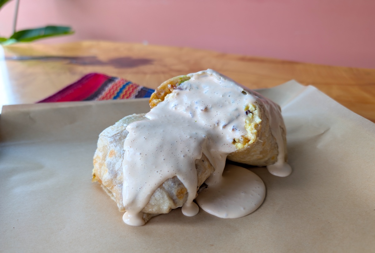 DEN_Baja_Burritos_wilde_by_Linnea_Covington_sol sauce - DiningOut Chef Lydie Lovett has crafted an addictive"Sol Sauce" to spice up the burritos. | Photo by Linnea Covington