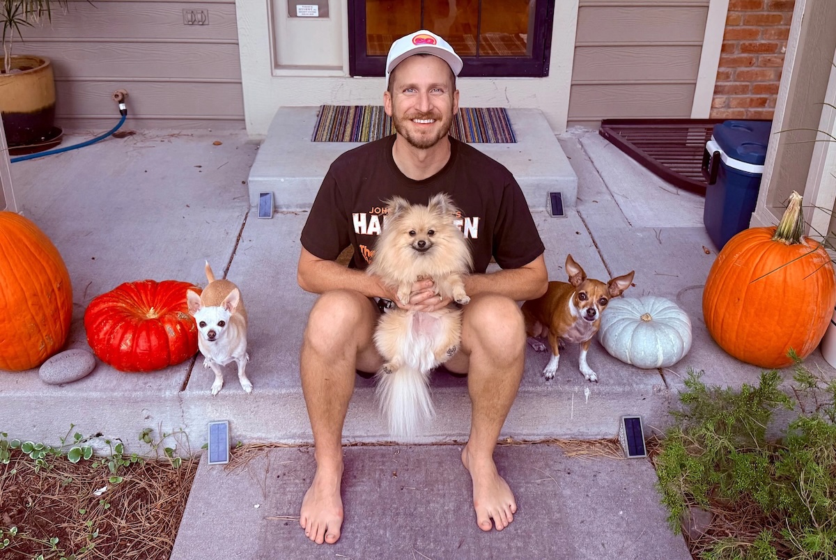 Keenan Pyden, general manager of Cherry Cricket has som cute pups. | Photo courtesy of Keenan Pyden