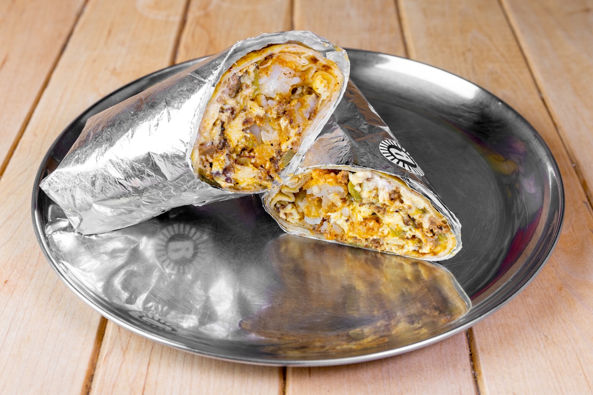 Hustle on over to this scrappy little sandwich shop for a great breakfast burrito. | Photo courtesy of Odie B's
