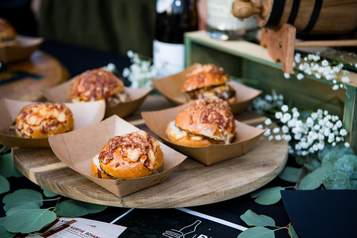 Chefs from more than a dozen restaurants will serve wine-paired sliders at the 17th annual Burgers & Burgundy, benefiting Dallas-Fort Worth HIV/AIDS service organizations. | Photo by Chef John Tesar, Danny Campbell, Allison David, Francesca Nelo, Don Clausen
